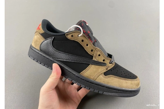 Rep EP 1 SP Brown TRAVIS JORDAN SCOTT RETRO LOW  OG DM7866-2002 DM7866-2002 0301